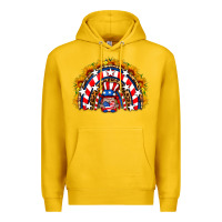 Lemon usa gnome sunflower rainbow Premium Hoodie - HRA Design Shop