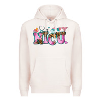 Pale Pink nicu Premium Hoodie - AdoDesignShop