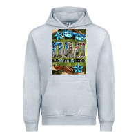 Heather Grey dad man myth legend air freshener Urban Hoodie - HRA Design Shop