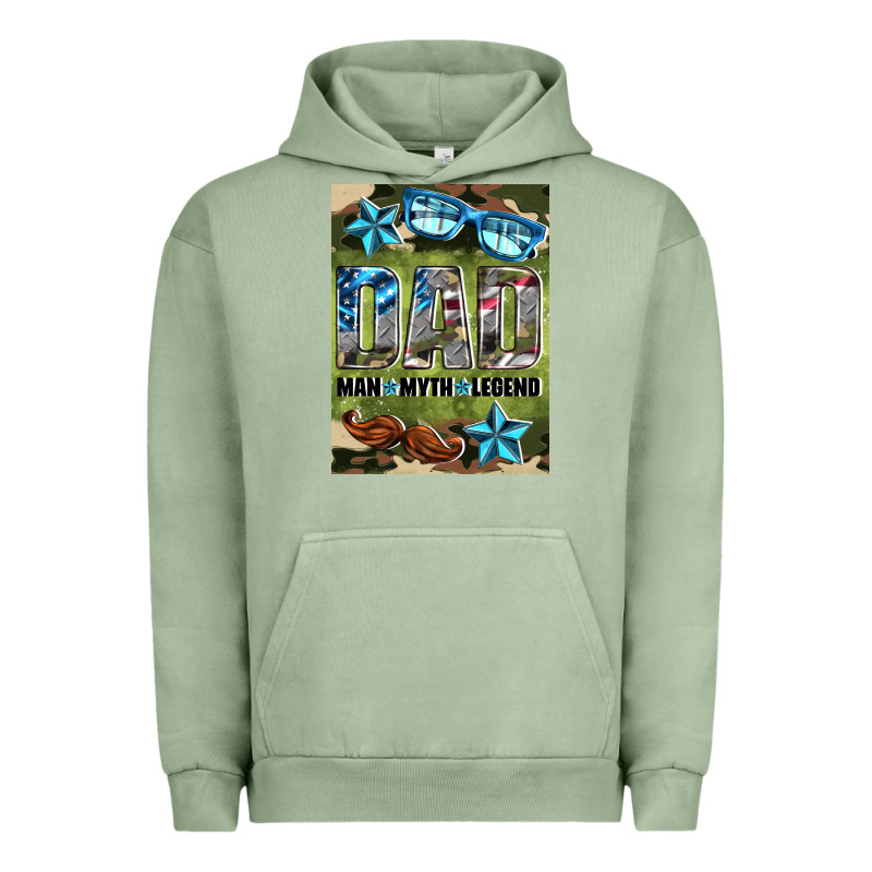 Dad Man Myth Legend Air Freshener Urban Hoodie by HRA Design Shop | Teevron