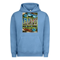 Pigment Pebble Blue dad man myth legend air freshener Urban Hoodie - HRA Design Shop