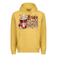 Antique Gold baseball mom coffee Premium Hoodie - RacoonDesign