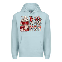 Blue Mist baseball mom coffee Premium Hoodie - RacoonDesign