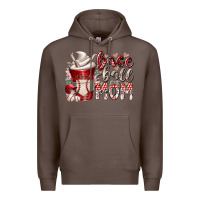 Coffee baseball mom coffee Premium Hoodie - RacoonDesign