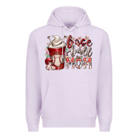 Lilac baseball mom coffee Premium Hoodie - RacoonDesign