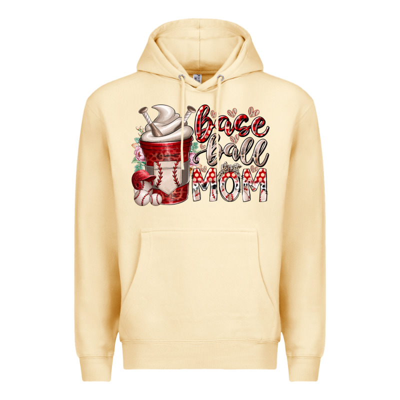 Baseball Mom Coffee Premium Hoodie by RacoonDesign | Teevron