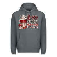 Rock baseball mom coffee Premium Hoodie - RacoonDesign