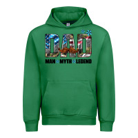 Emerald dad man myth legend Urban Hoodie - HRA Design Shop