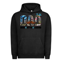 Pigment Black dad man myth legend Urban Hoodie - HRA Design Shop