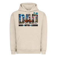 Pigment French Oak dad man myth legend Urban Hoodie - HRA Design Shop