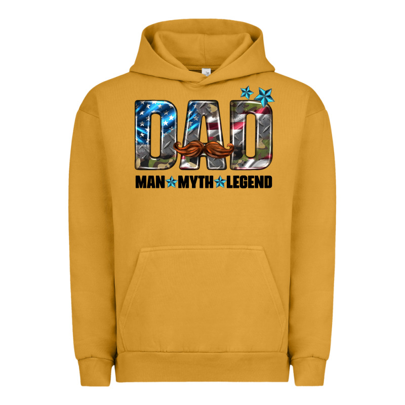 Dad Man Myth Legend Urban Hoodie by HRA Design Shop | Teevron