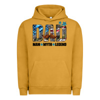 Pigment Peanut Butter dad man myth legend Urban Hoodie - HRA Design Shop