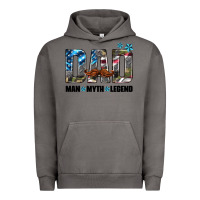 Pigment Tornado dad man myth legend Urban Hoodie - HRA Design Shop