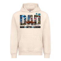 Sandshell dad man myth legend Urban Hoodie - HRA Design Shop