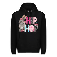 Black Easter Day Hip hop bunny Premium Hoodie - OliviaCreatesArt