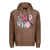 Chestnut Easter Day Hip hop bunny Premium Hoodie - OliviaCreatesArt