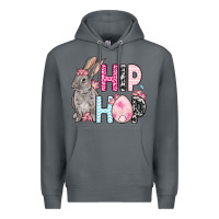 Rock Easter Day Hip hop bunny Premium Hoodie - OliviaCreatesArt