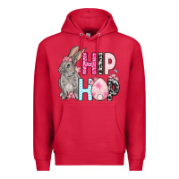 Cardinal Easter Day Hip hop bunny Premium Hoodie - OliviaCreatesArt