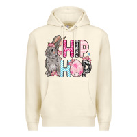 Sandshell Easter Day Hip hop bunny Premium Hoodie - OliviaCreatesArt