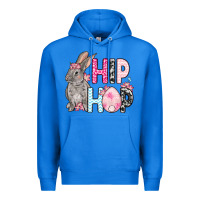 True Royal Easter Day Hip hop bunny Premium Hoodie - OliviaCreatesArt
