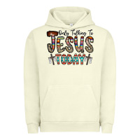 Pigment Pistachio only talking jesus today Urban Hoodie - CowhideDigitalArt