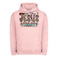 Pigment Salmon only talking jesus today Urban Hoodie - CowhideDigitalArt