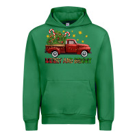 Merry And Bright Christmas Trees Truck Urban Hoodie | Teevron