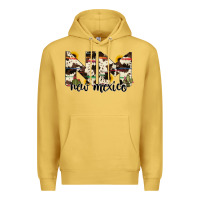 Antique Gold new mexico state cowhide serape cactus Premium Hoodie - RanaPortraitStore