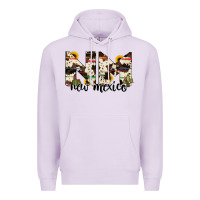 Lilac new mexico state cowhide serape cactus Premium Hoodie - RanaPortraitStore