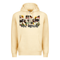 Pina Colada new mexico state cowhide serape cactus Premium Hoodie - RanaPortraitStore