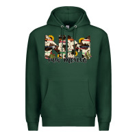 Sports Green new mexico state cowhide serape cactus Premium Hoodie - RanaPortraitStore