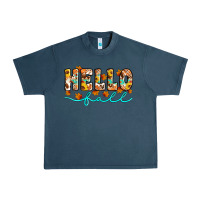 Midnight Navy hello fall Urban Heavy Tee - Artiststas