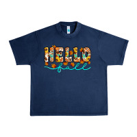 Navy hello fall Urban Heavy Tee - Artiststas