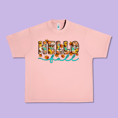 Hello Fall Urban Heavy Tee Designed By Artiststas