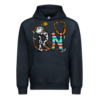 Navy rn nurse Urban Hoodie - CowhideDigitalArt
