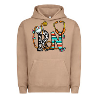 Pigment Burro rn nurse Urban Hoodie - CowhideDigitalArt