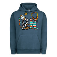 Pigment Midnight Navy rn nurse Urban Hoodie - CowhideDigitalArt