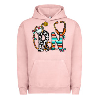 Pigment Salmon rn nurse Urban Hoodie - CowhideDigitalArt