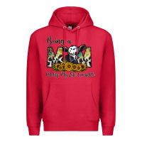 Cardinal being a mom makes my life complate Premium Hoodie - CowhideDigitalArt