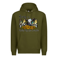 Army Green being a mom makes my life complate Premium Hoodie - CowhideDigitalArt