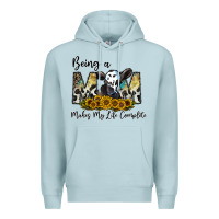 Blue Mist being a mom makes my life complate Premium Hoodie - CowhideDigitalArt