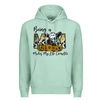 Seafoam being a mom makes my life complate Premium Hoodie - CowhideDigitalArt