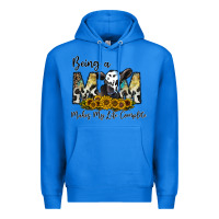 True Royal being a mom makes my life complate Premium Hoodie - CowhideDigitalArt