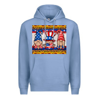 Colony Blue usa gnome mouse pad Premium Hoodie - HRA Design Shop