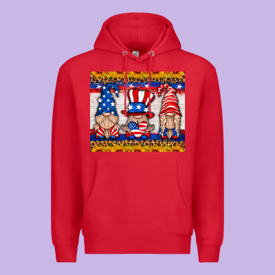 Usa Gnome Mouse Pad Premium Hoodie Designed By Hra Design Shop