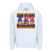 White usa gnome mouse pad Premium Hoodie - HRA Design Shop