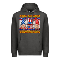 Charcoal Heather usa gnome mouse pad Premium Hoodie - HRA Design Shop