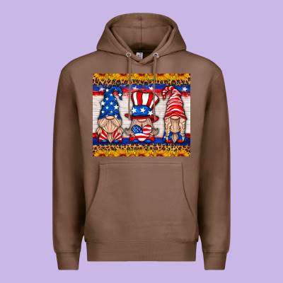 Usa Gnome Mouse Pad Premium Hoodie Designed By Hra Design Shop