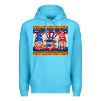 Ocean Blue usa gnome mouse pad Premium Hoodie - HRA Design Shop