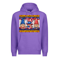 Purple usa gnome mouse pad Premium Hoodie - HRA Design Shop